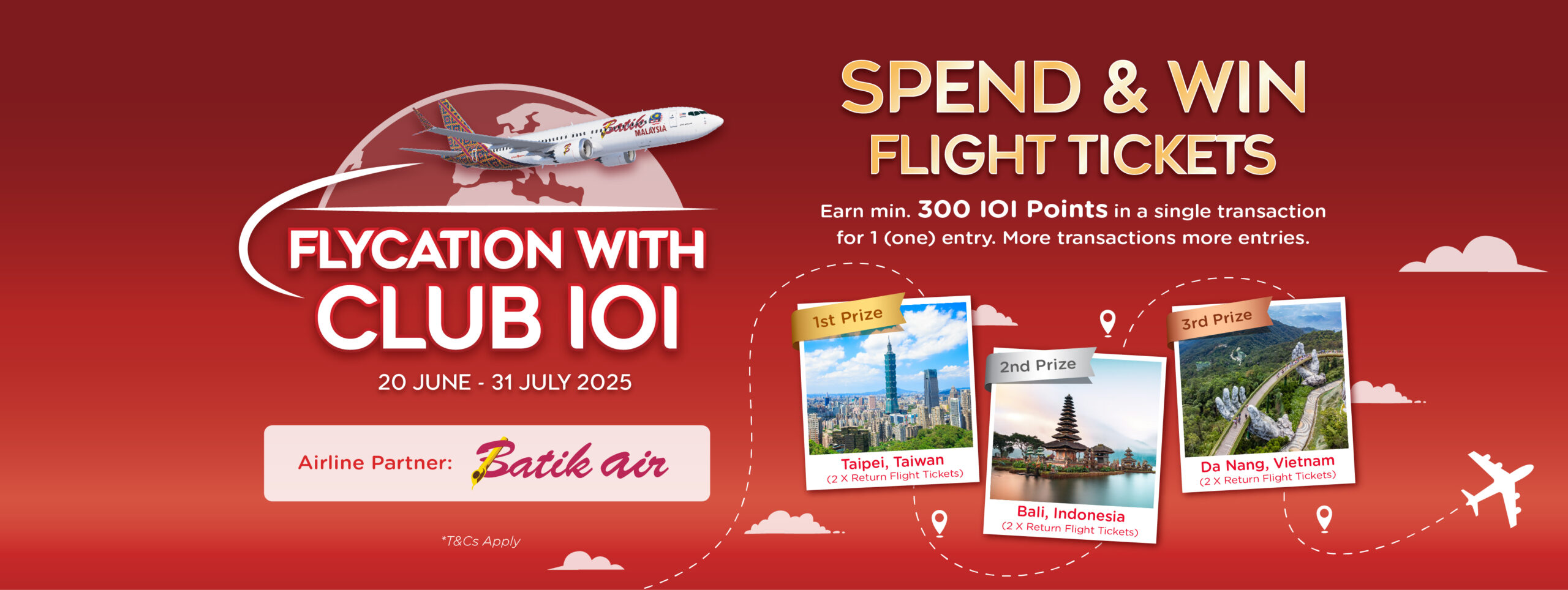 CLUB IOI - Flycation with CLUB IOI (Spend & Win)