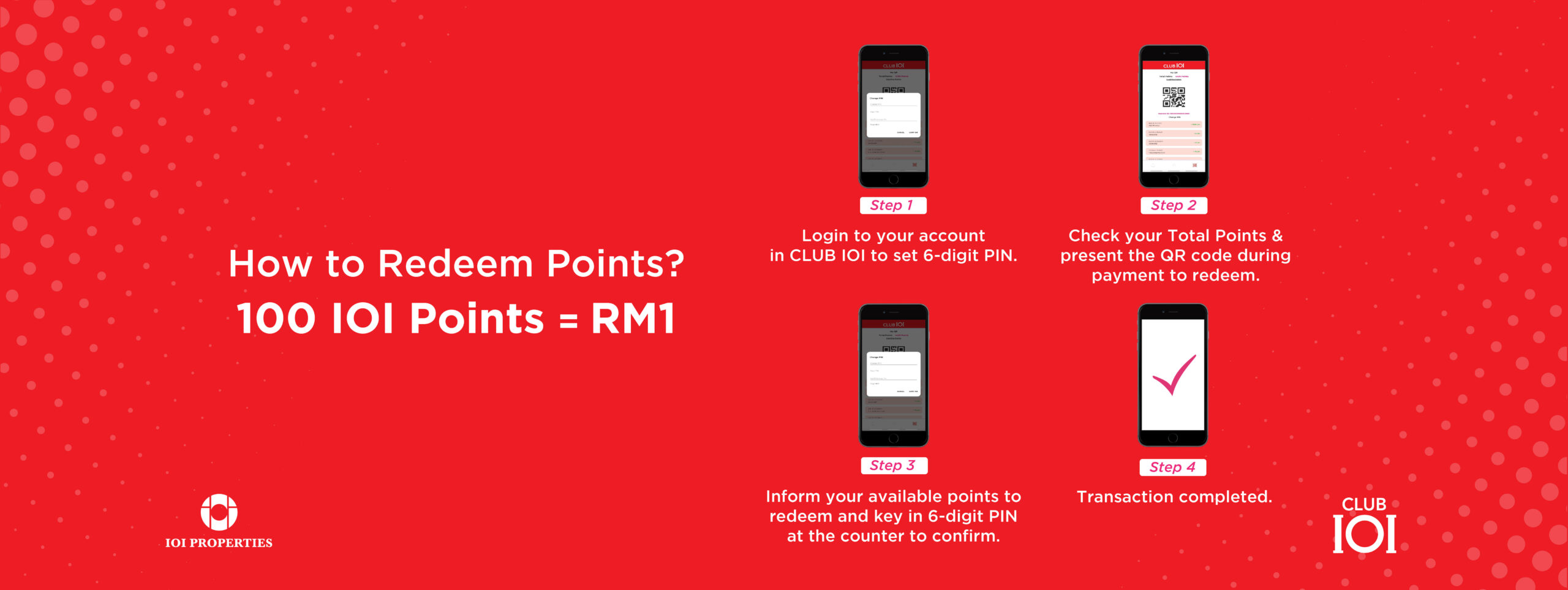 Club IOI - Redeem Points